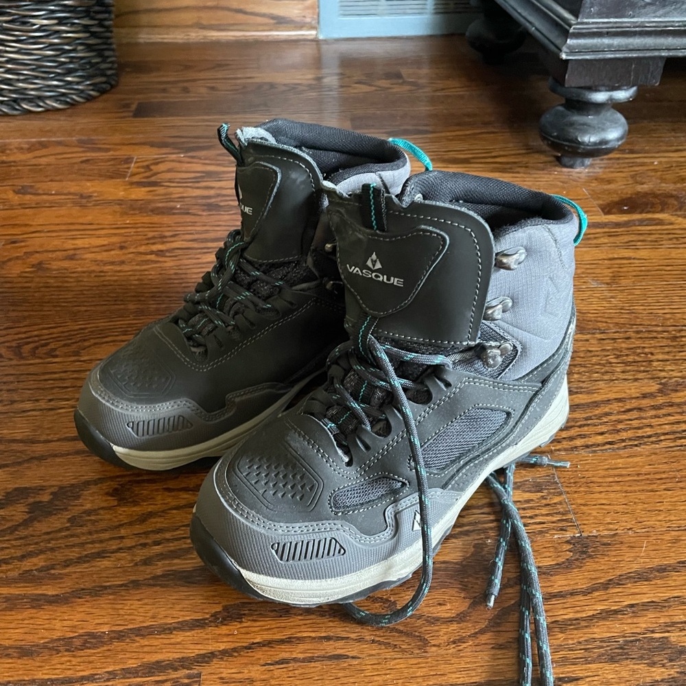 Vasque Gray and Black Outdoor Boots